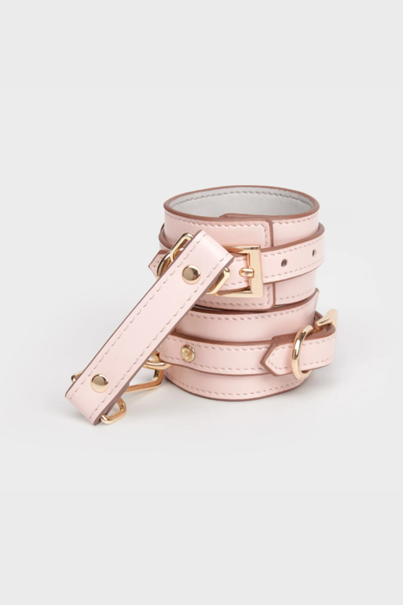 Vegan Leather Bondage Cuffs - Image 5